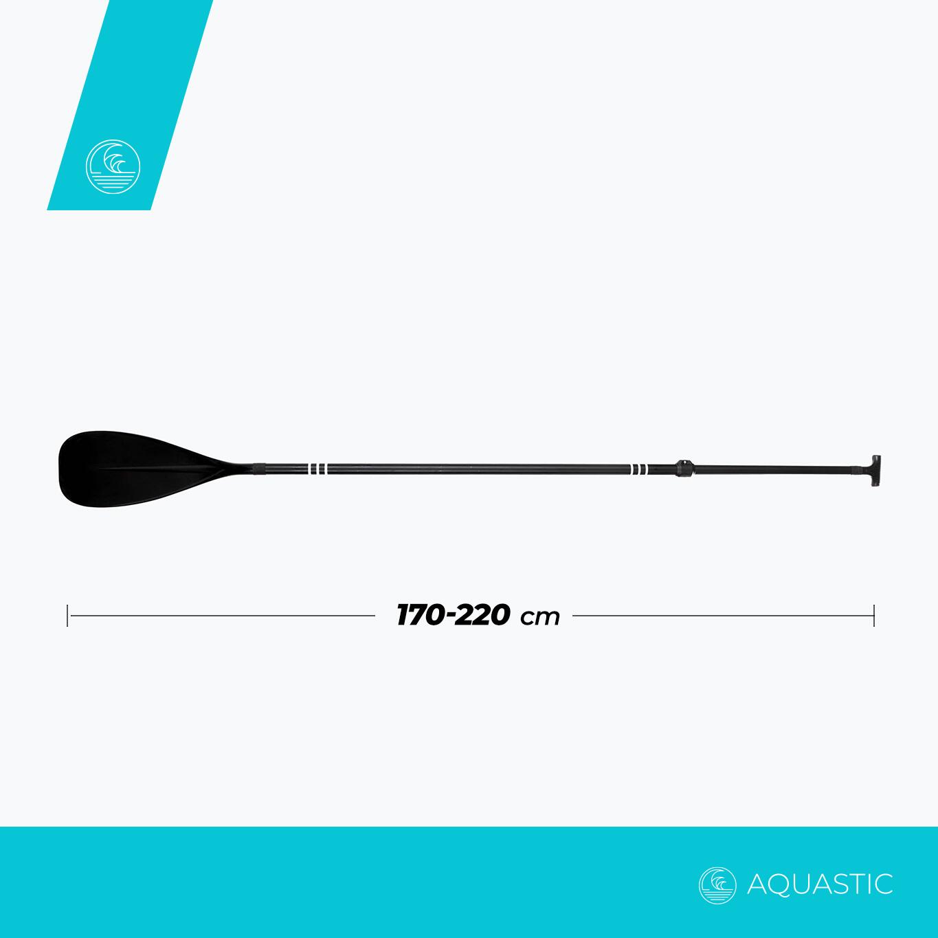 AQUASTIC 3-delige SUP-peddel, 170-220 cm 2/7
