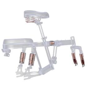Bicicleta Elétrica Engwe T14 - 250W - Laranja 4/7