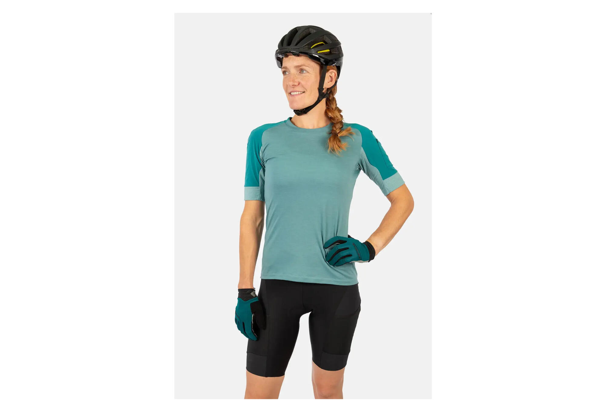 Maillot Manches Courtes Endura GV500 Femme Vert 6/6