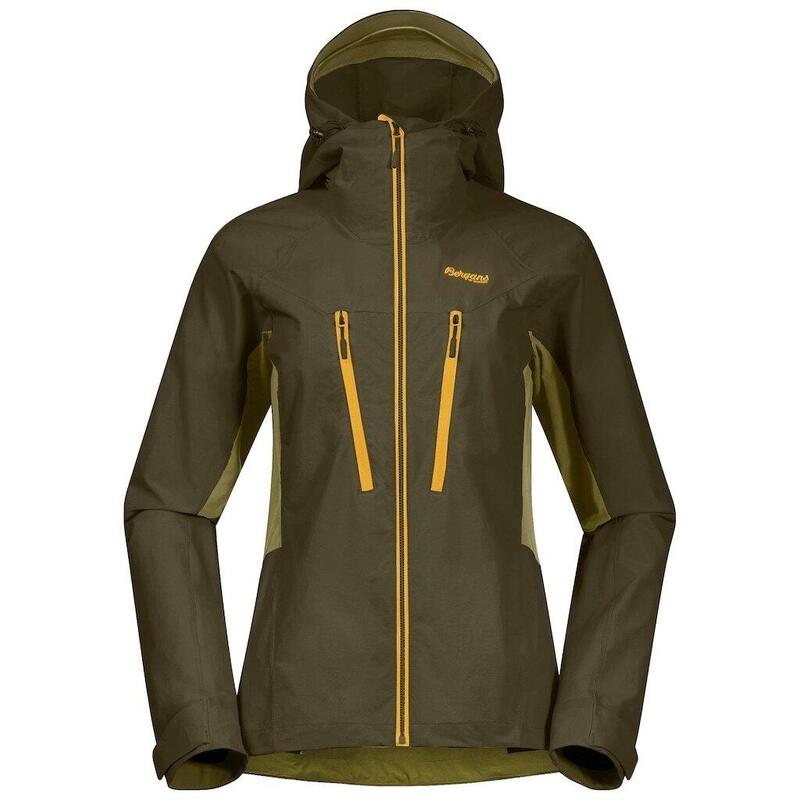 Bergans of Norway Cecilie Mtn Softshell Jacket - Dark Olive Green/Trail Green