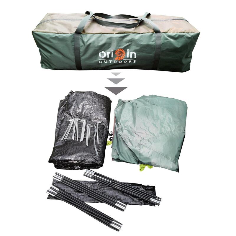 Origin Outdoors Tent - Hyggelig - 2 persons Koepeltent