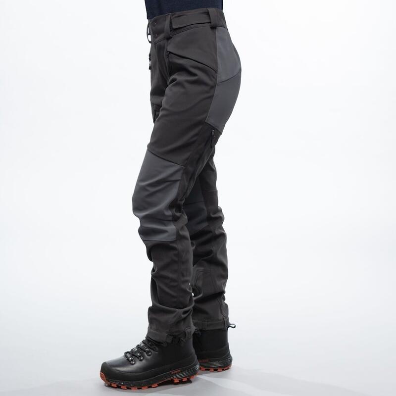 Bergans of Norway Fjorda Trekking Hybrid Pants - Femmes - Charbon Solide/Gris