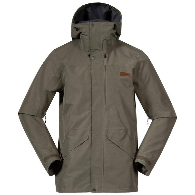 Bergans of Norway Chaqueta Shell Nordmarka 2L - Hombre - Barro verde