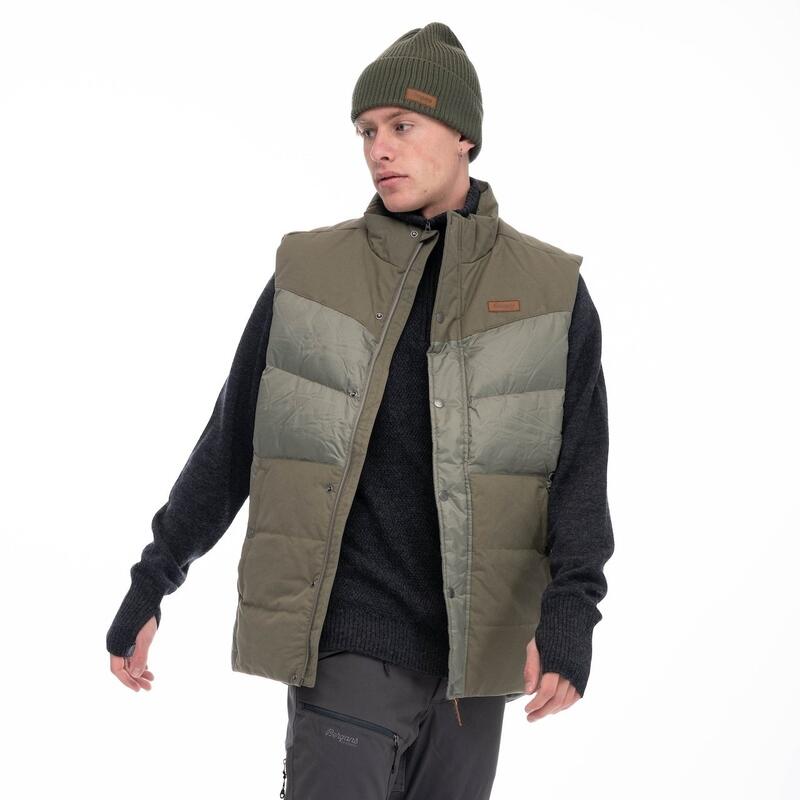 Bergans of Norway Nordmarka Outdoor Down Vest - Men - Green Mud