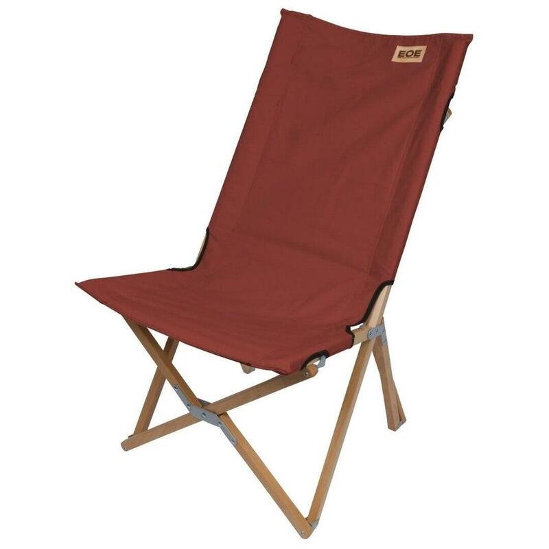 Eifel Outdoor Equipment Beuken-houten Vouwstoel Large- Rood