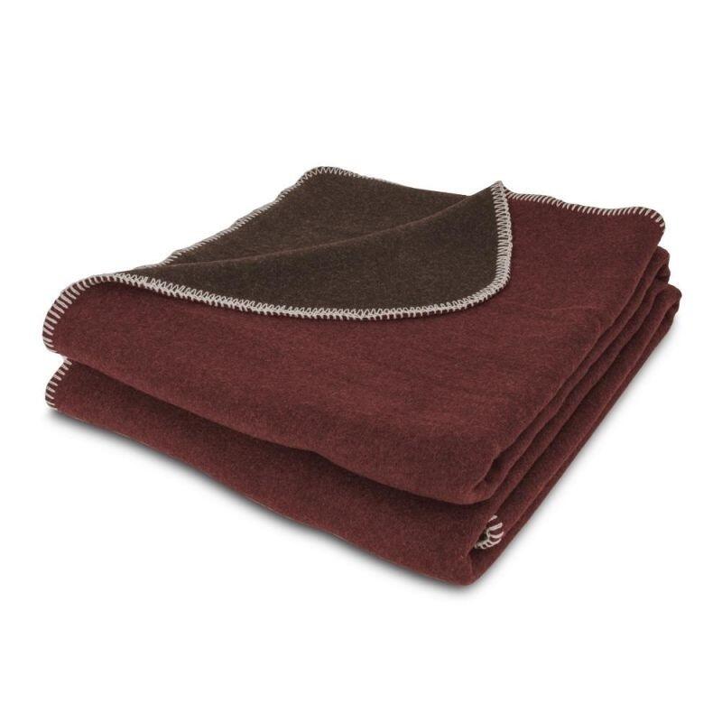 Petromax Soft Wool Blanket 150 x 200cm - Rouge/Marron