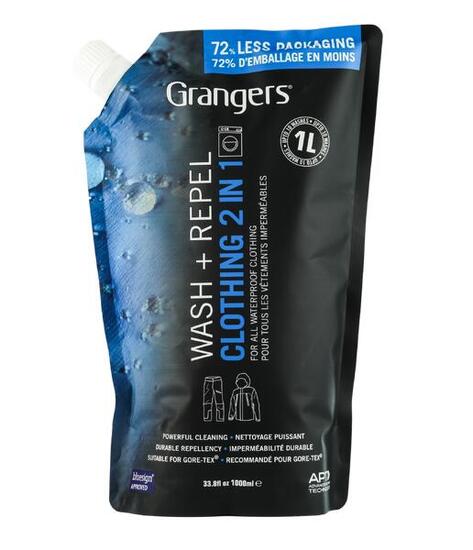Detergente e impermeabilizzazione abbigliamento outdoor Clothing Wash+Repel