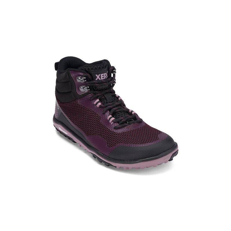 Xero Shoes Scrambler Mid - Lichtgewicht Wandelschoen - Dames - Black / Fig