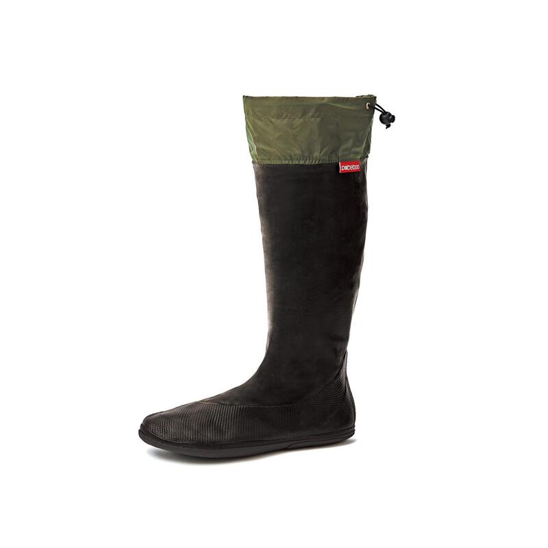 Pokeboo Botas de lluvia - Plegables - Negro/Verde