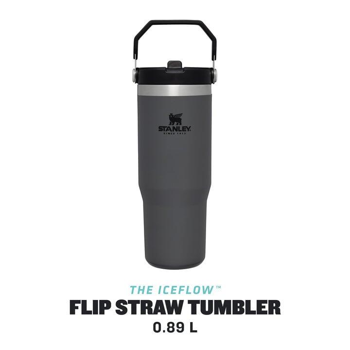 Stanley The IceFlow™ Flip Straw Tumbler - 0.89L / 30oz - Charbon