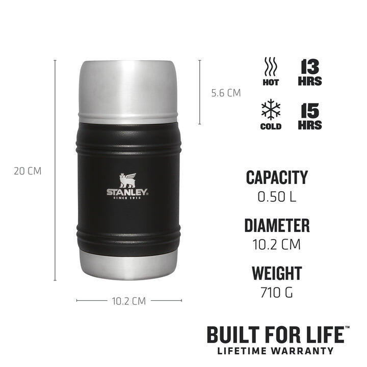 Stanley The Artisan Thermos Alimentaire 0.5L - Lune Noire