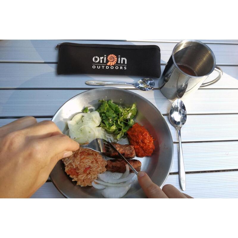 Origin Outdoors Stainless Steel Cutlery Set - DeLuxe