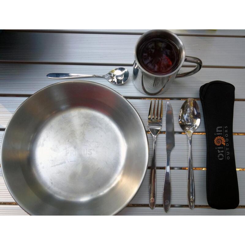 Origin Outdoors Stainless Steel Cutlery Set - DeLuxe