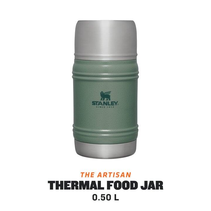 Stanley The Artisan Thermal Food Jar 0.5L - Vert Martelé