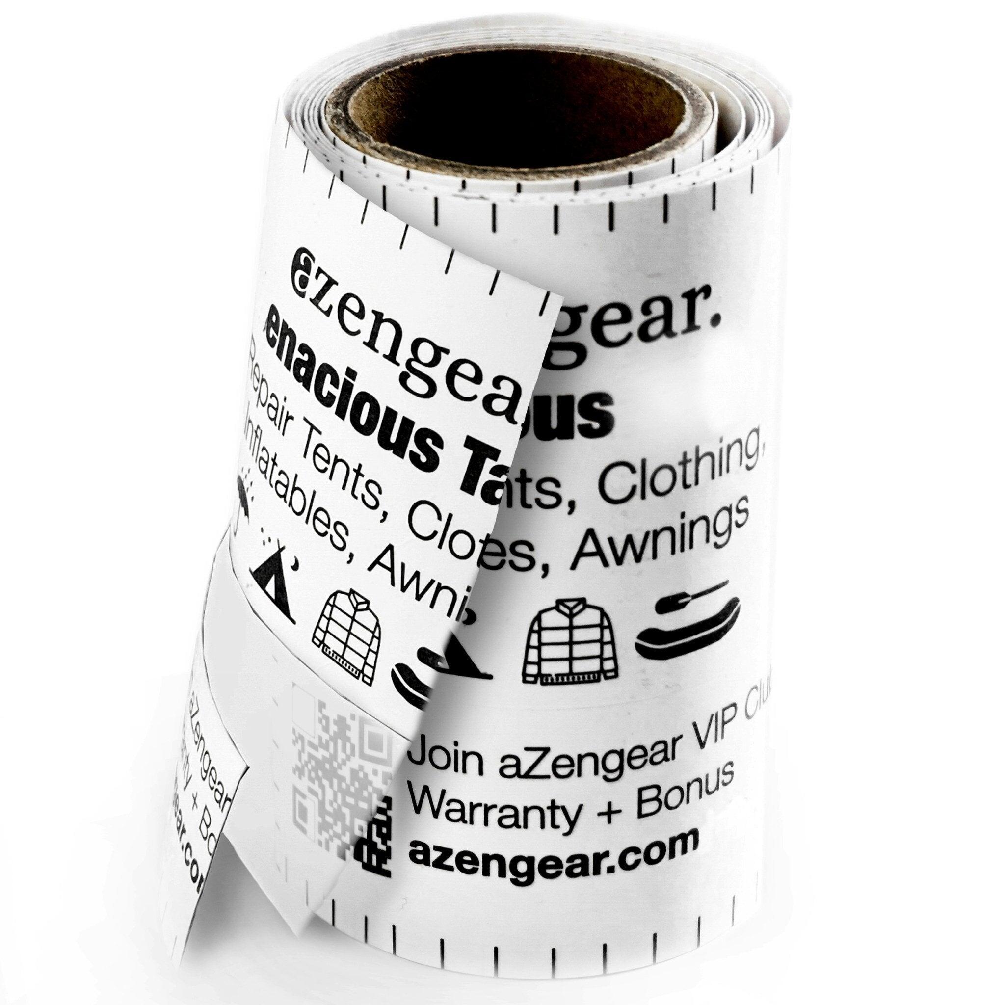 AZENGEAR Strong Clear Tape for Tent Repair | Waterproof, Tenacious, Transparent Adhesive