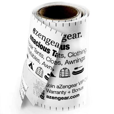 Transparante en waterdichte. sterke tape. reparatieset voor donsjacks en tenten