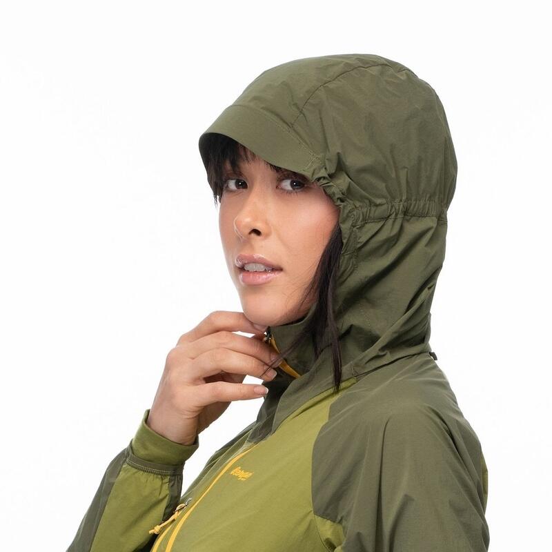 Bergans of Norway Cecilie Light Wind Anorak - Trail Vert/Olive Foncé