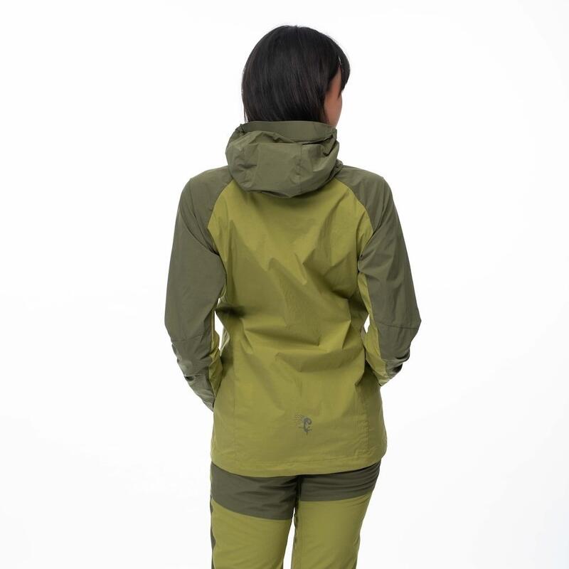 Bergans of Norway Cecilie Light Wind Anorak - Trail Green/Dark Olive Green