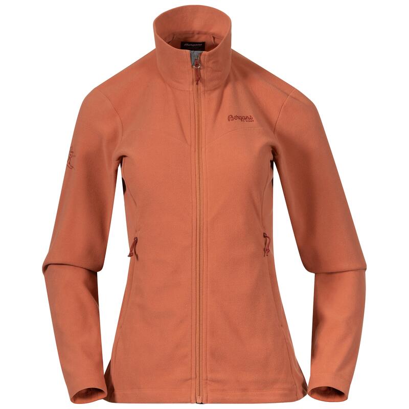 Bergans of Norway Giacca in pile Finnsnes - Terracotta - Donna