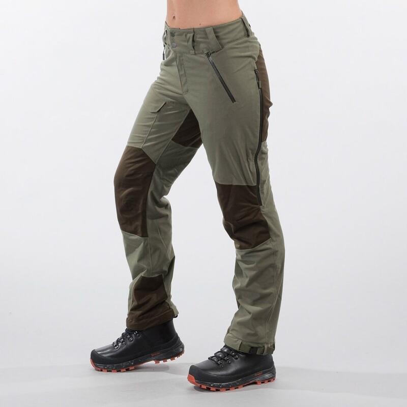 Bergans of Norway Pantalon Hogna V2 2L - Green Mud/Dark Wood Brown