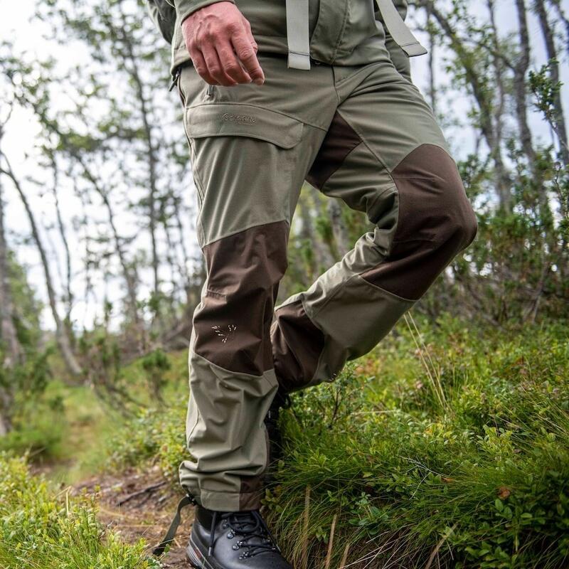 Bergans of Norway Pantalon Hogna V2 2L - Green Mud/Dark Wood Brown