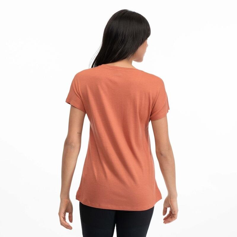 Bergans of Norway Urban Wool Tee - Terracotta - Woman