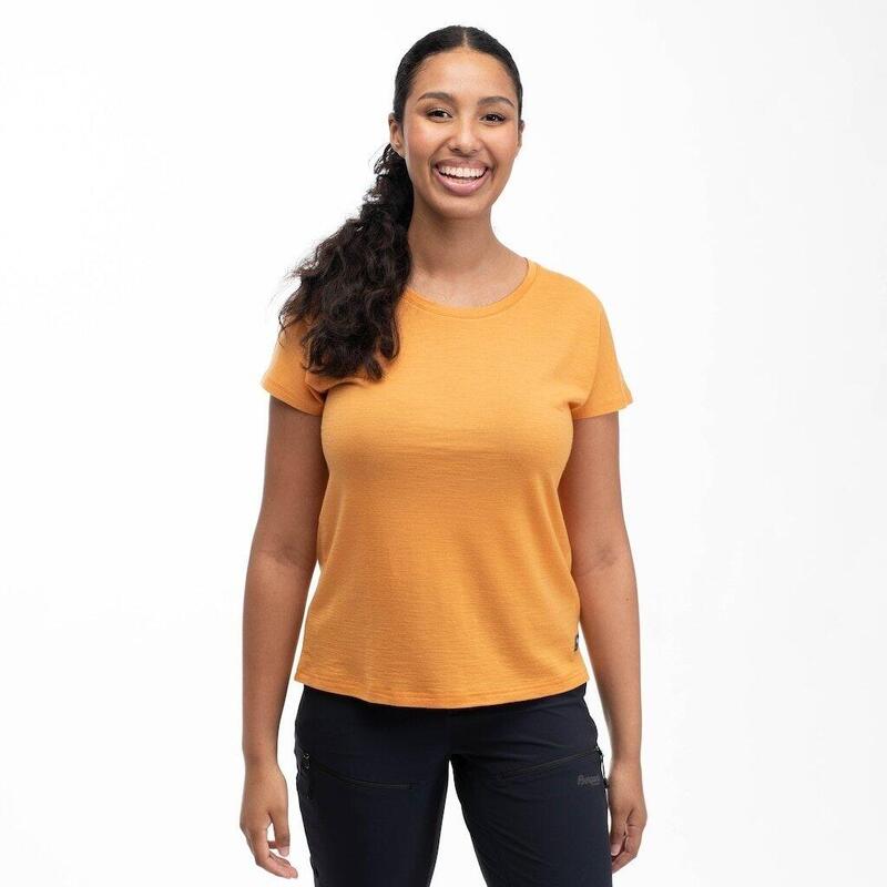 Bergans of Norway Urban Wool Tee - Golden Field - Woman