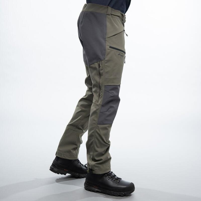 Bergans of Norway Fjorda Trekking Hybrid Pants - Green Mud/Solid Dark Grey