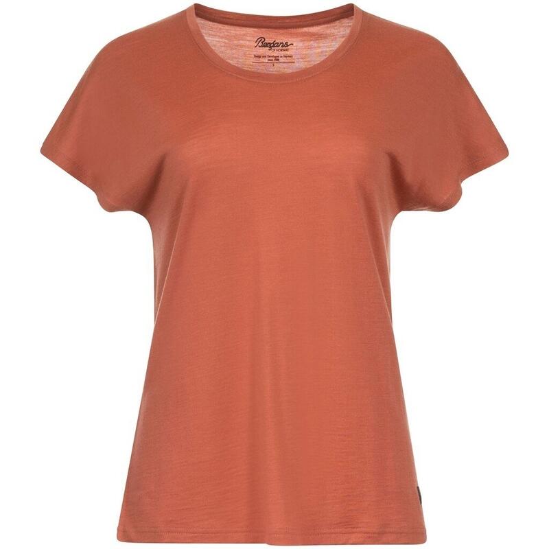 Bergans of Norway Tee en Laine Urbain - Terracotta - Femmes