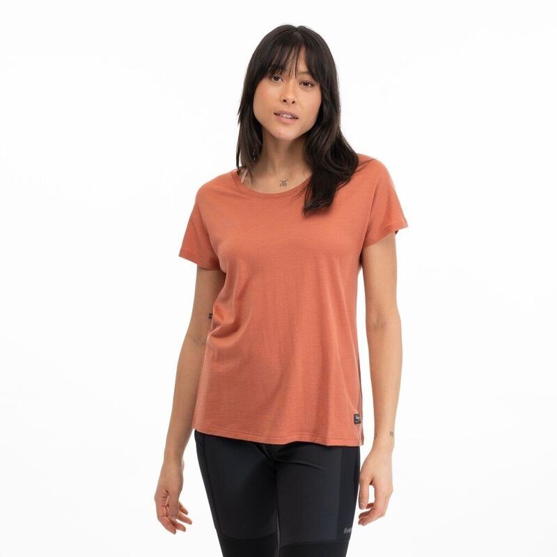 Bergans of Norway Urban Wool Tee - Terracotta - Woman