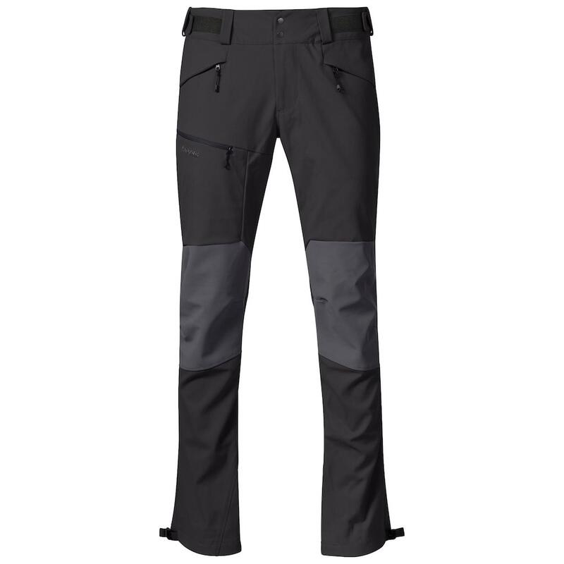 Bergans of Norway Pantalons hybrides de Trekking Fjord - Charbon Solide/Gris