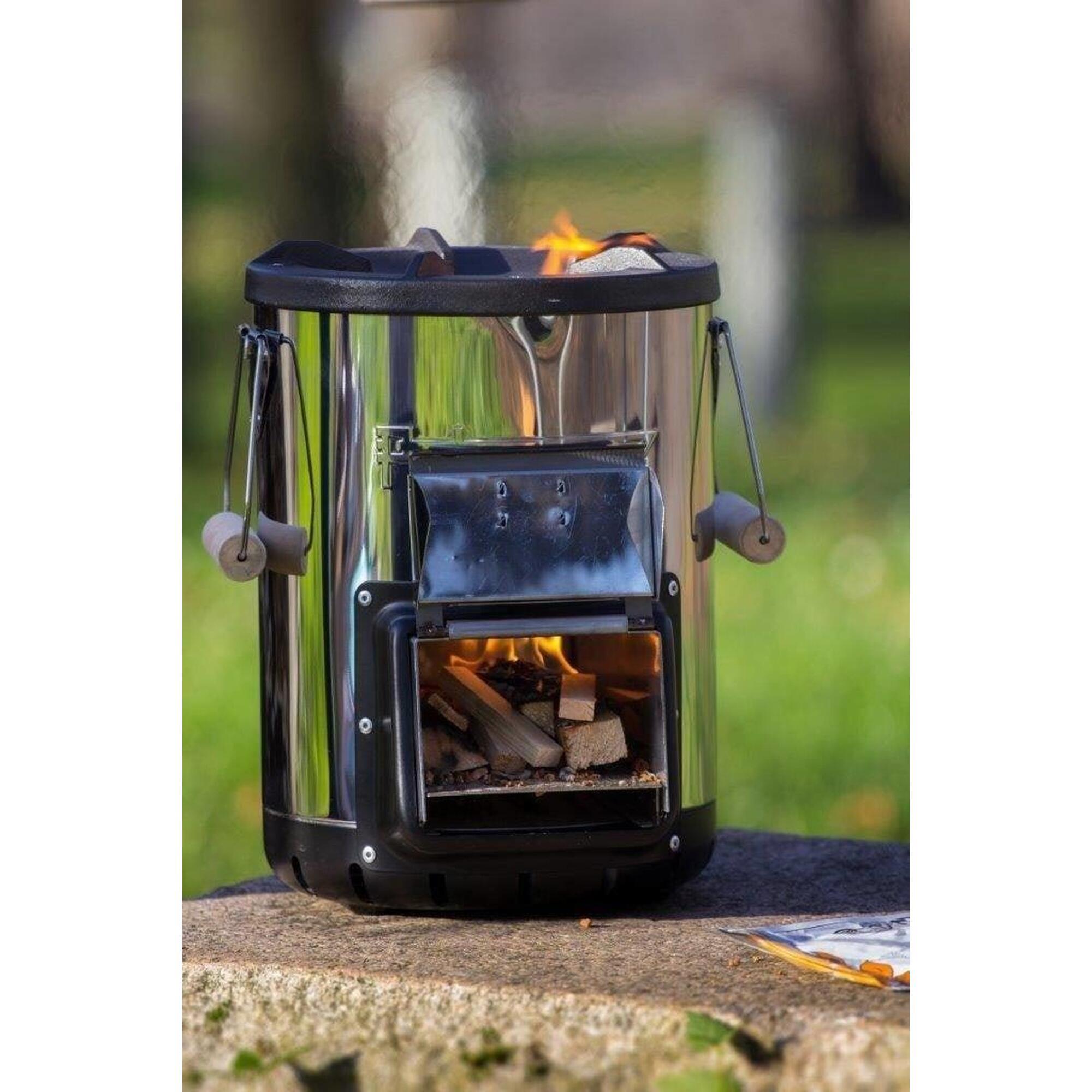 Petromax RF33 Rocket Stove Set - Avec Sac de Rangement et 3x Kit de Feu