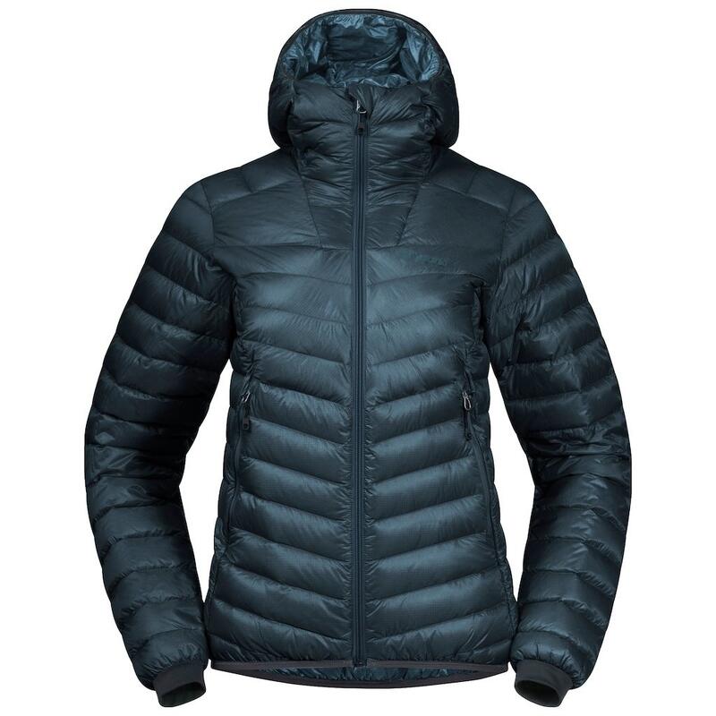 Bergans of Norway Senja Down Light W Jkt w/Hood - Orion Blue/Smoke Blue