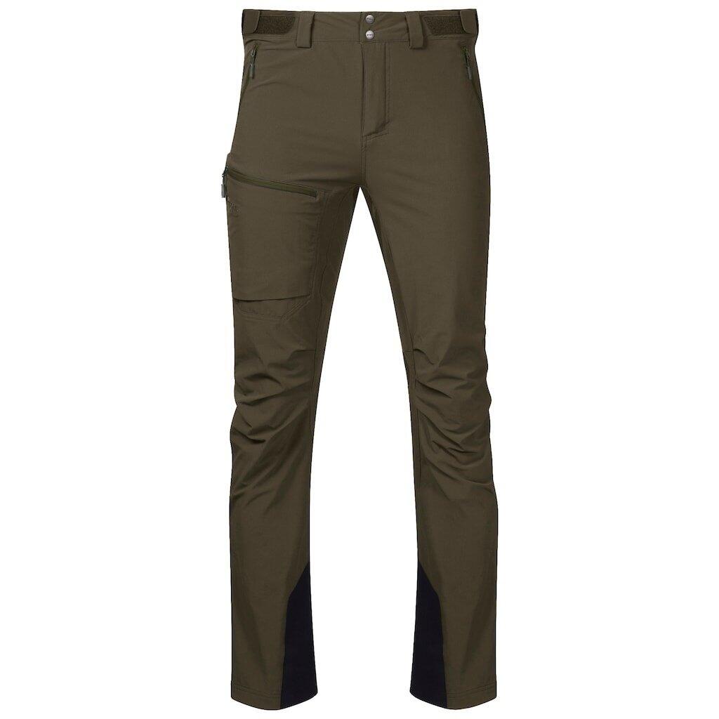 Bergans of Norway Breheimen Softshell-Hose - Dunkelgrüner Schlamm 1/7