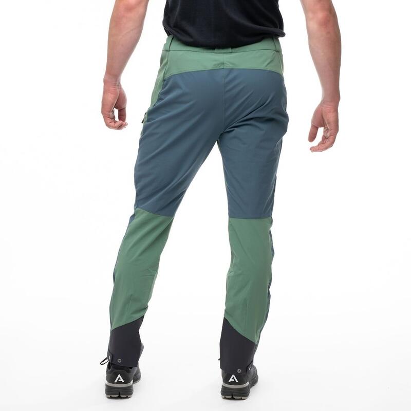 Bergans of Norway Rabot V2 Softshell Pants - Dark Jade Green/Orion Blue