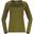 Bergans of Norway Cecilie Wool Long Sleeve - Trail Green/Dark Olive Green