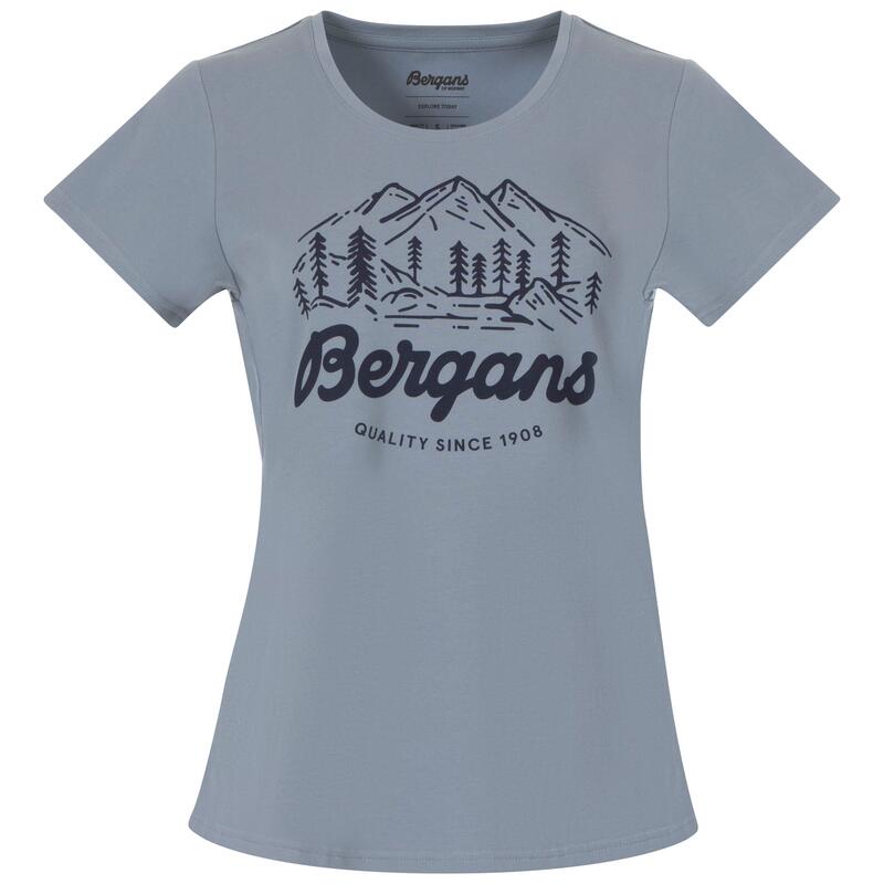 Bergans of Norway Tee-shirt Classic V2 W - Bleu Husky