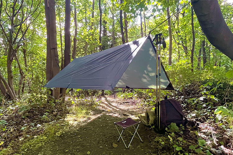 outdoorowy DD Hammocks Tarp 2x2 - Olive Green 2/4