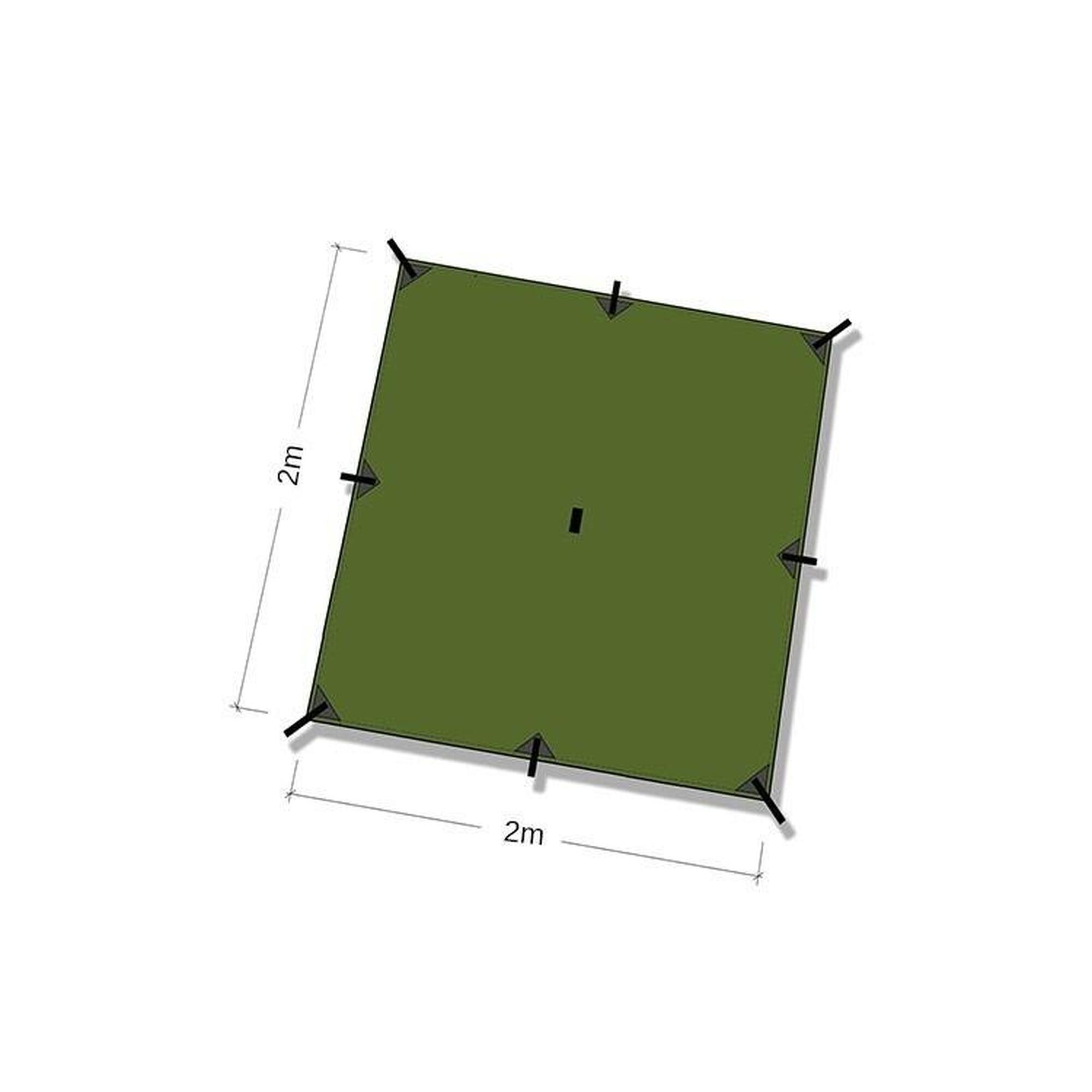 DD Hammocks Tarp 2x2 - Vert olive