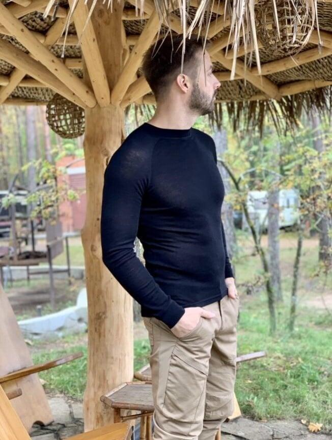 Thermowave Merino Warm Camisa de manga larga - Hombre - Negro 2/6