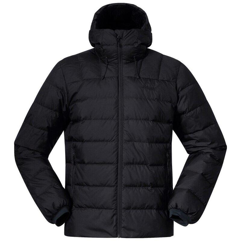 Bergans of Norway Lava Manteau en Duvet Moyen avec Capuche - Noir