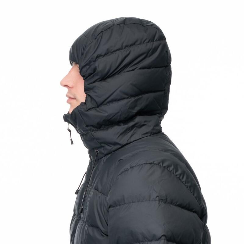 Bergans of Norway Lava Manteau en Duvet Moyen avec Capuche - Noir