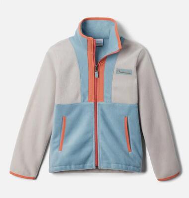 Fleecevesten truien kinderen. unisex - columbia y back bowl™ full zip fleece -