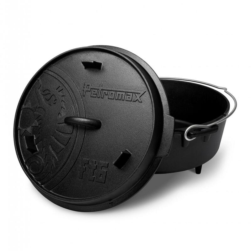 Petromax Dutch Oven FT6-6QT (avec pieds) et Lifter de Couvercle Professionnel