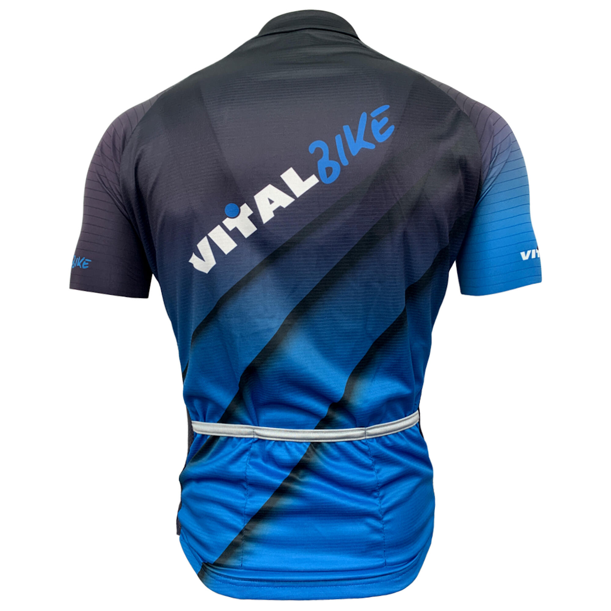 Vitalbike Camisola de Ciclismo Manga Curta Azul T/m 2/3