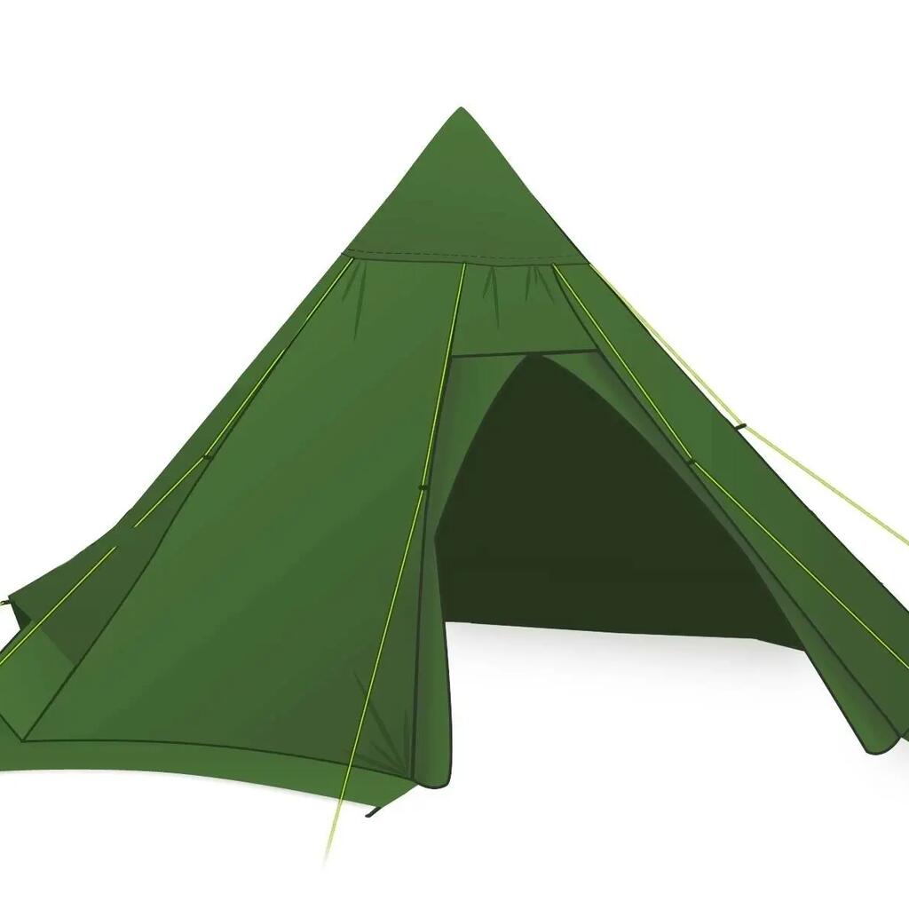 Палатка за 3-4 души DD Hammocks Tipi маслиненозелена