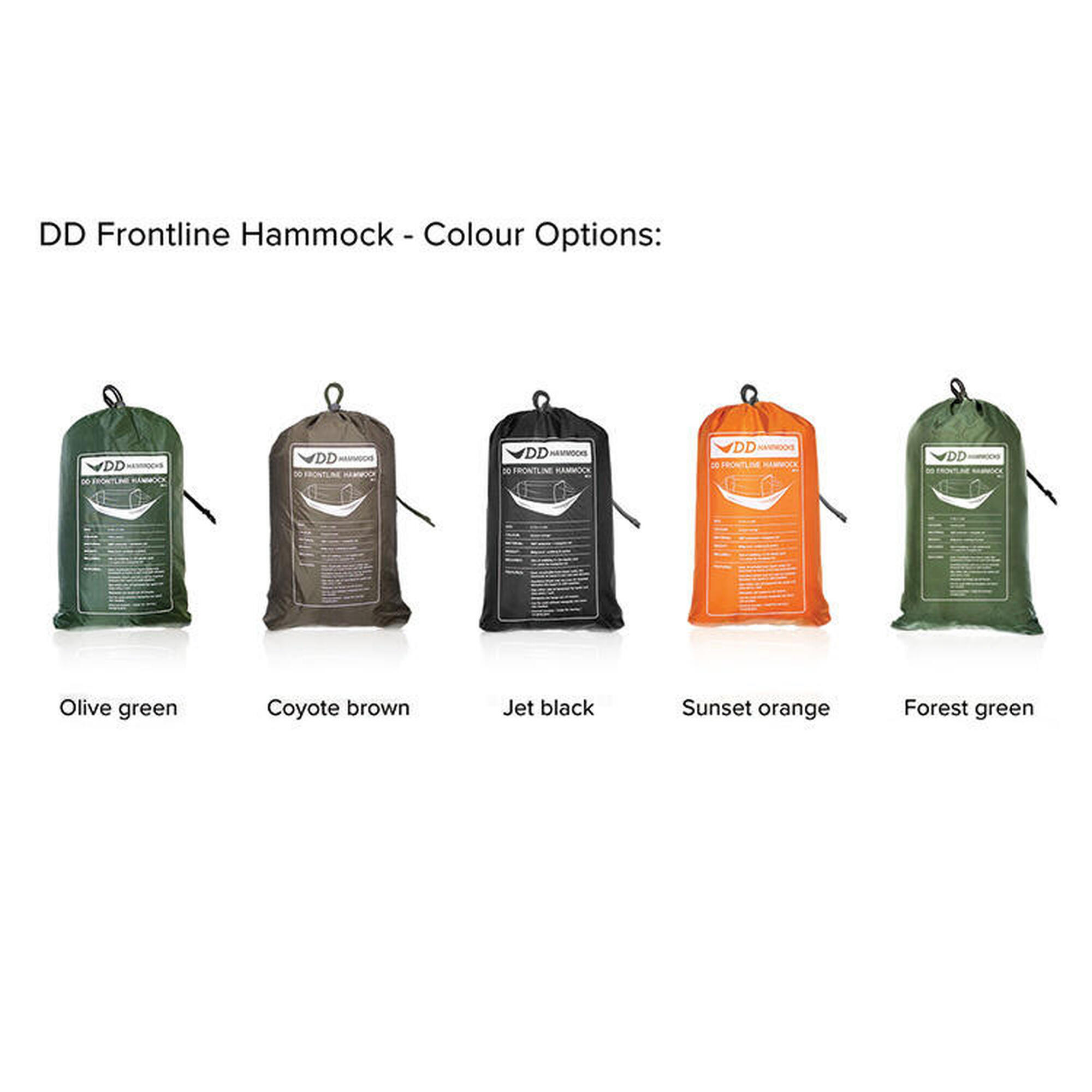 DD Hammocks Frontline hangmat – Jet black