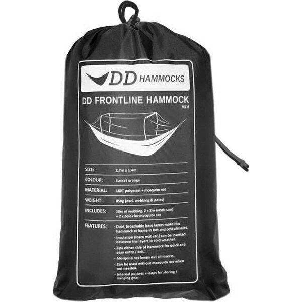 DD Hammocks Frontline Hamac - Noir Jet