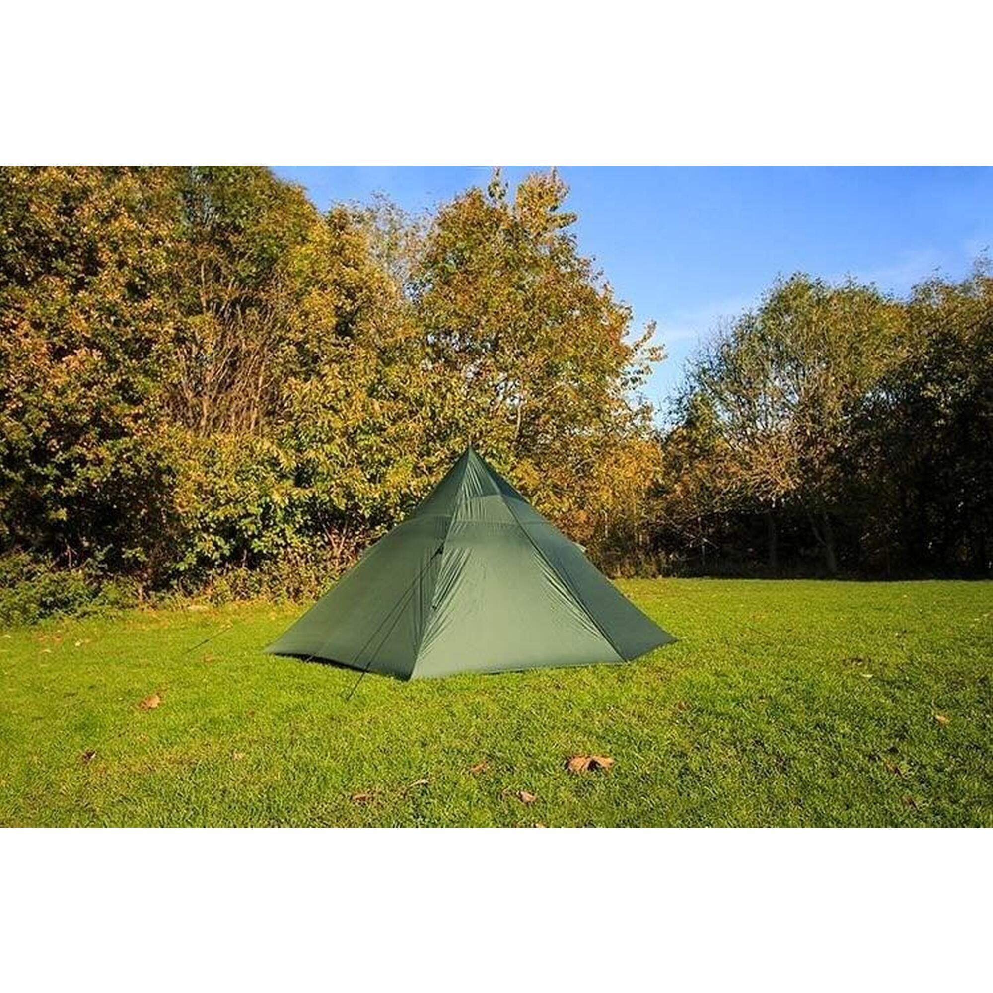 Cort 3 4 persoane DD Hammocks Superlight Pyramide olive gree
