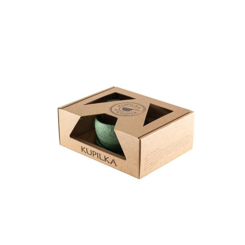 Kupilka Gift Box-Mok, Lepel en Schotel-Conifer (groen)